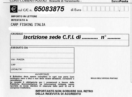 Vaglia cfi iscrizione sede periferica