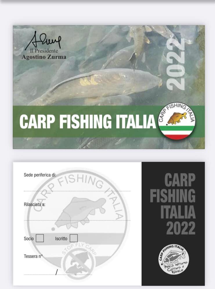 Tessera Carpfishing Italia 2022